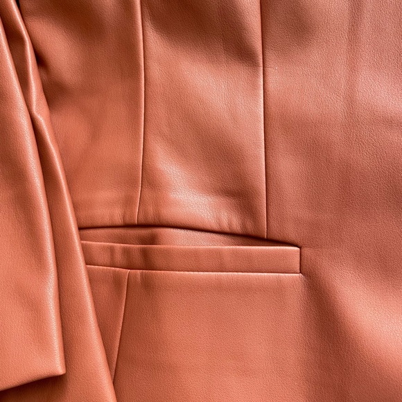 Loft faux leather blazer - Picture 2 of 11